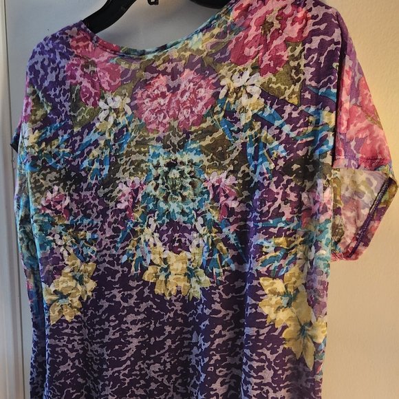 Ruby Road multi color top with camisole - Picture 4 of 4